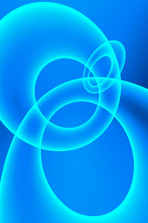 a computer generated image of a blue spiral