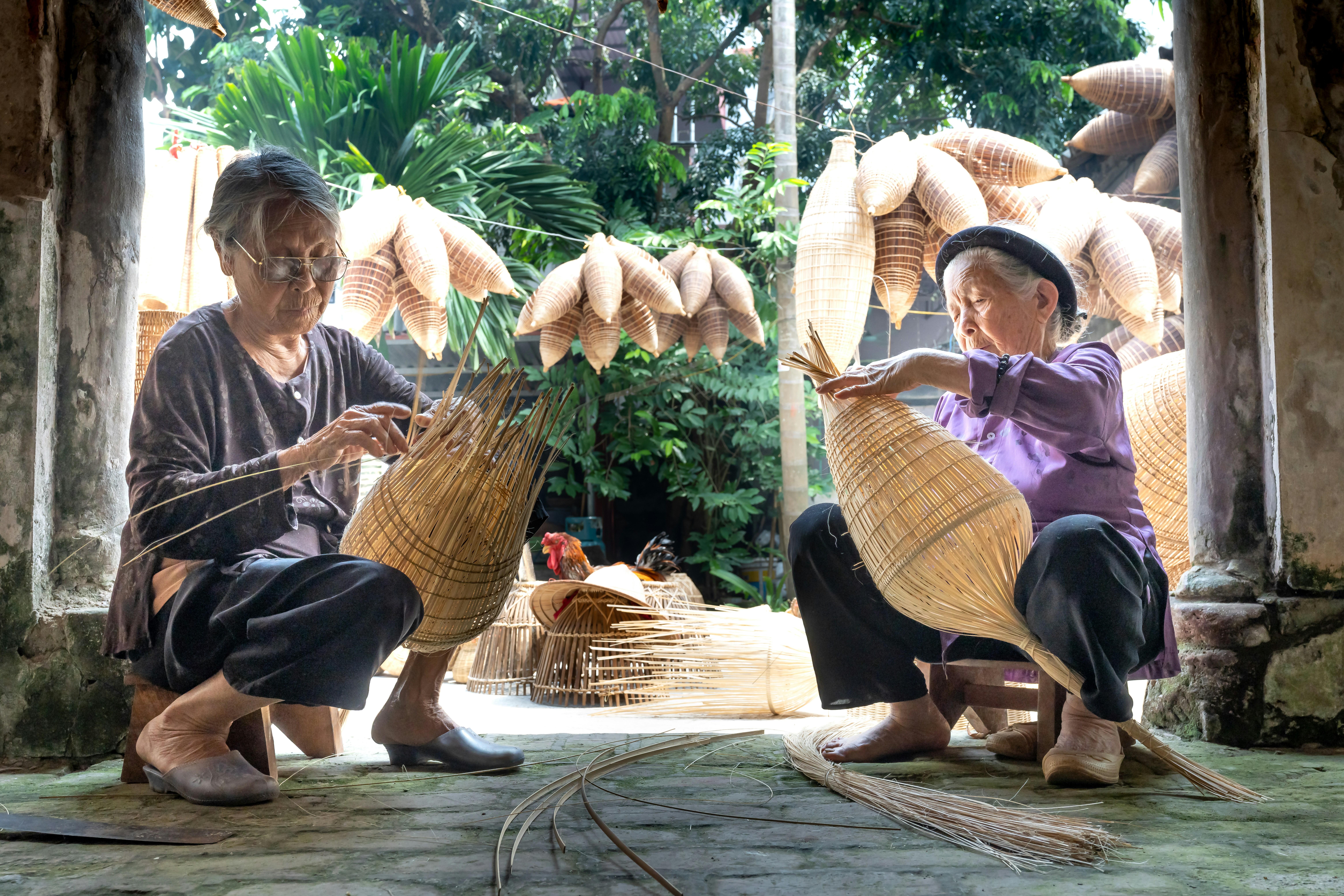 Anak-anak bermain di festival