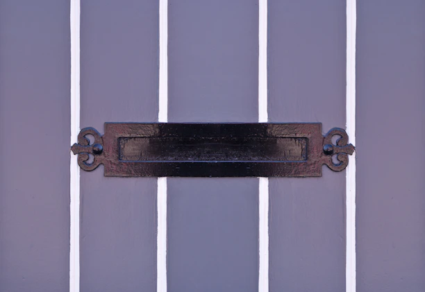 A close-up view of a mailroom table accessory designed by shalenamag.