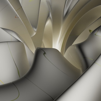 Close-up of a smooth, glide-inspired décor piece blending motion and style.