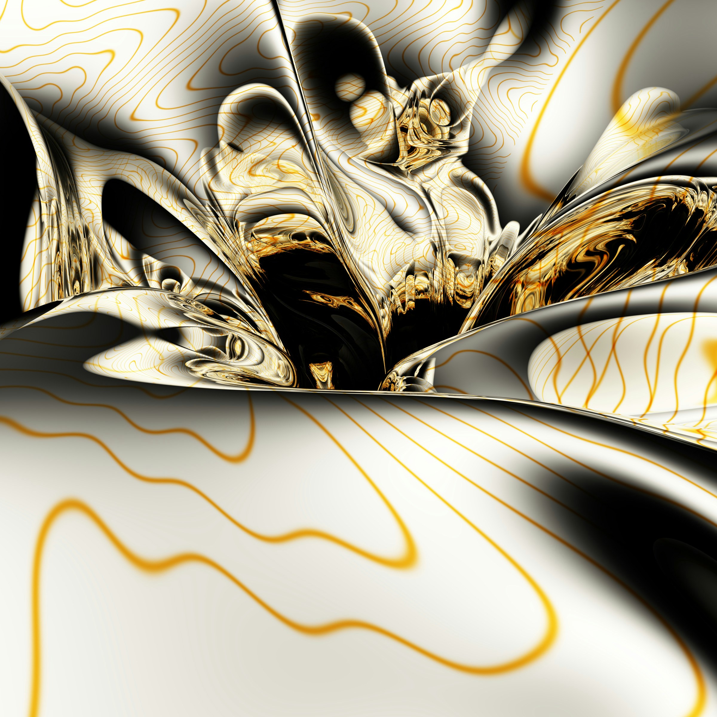 An abstract image of a book with gold swirls photo Free Pattern Image