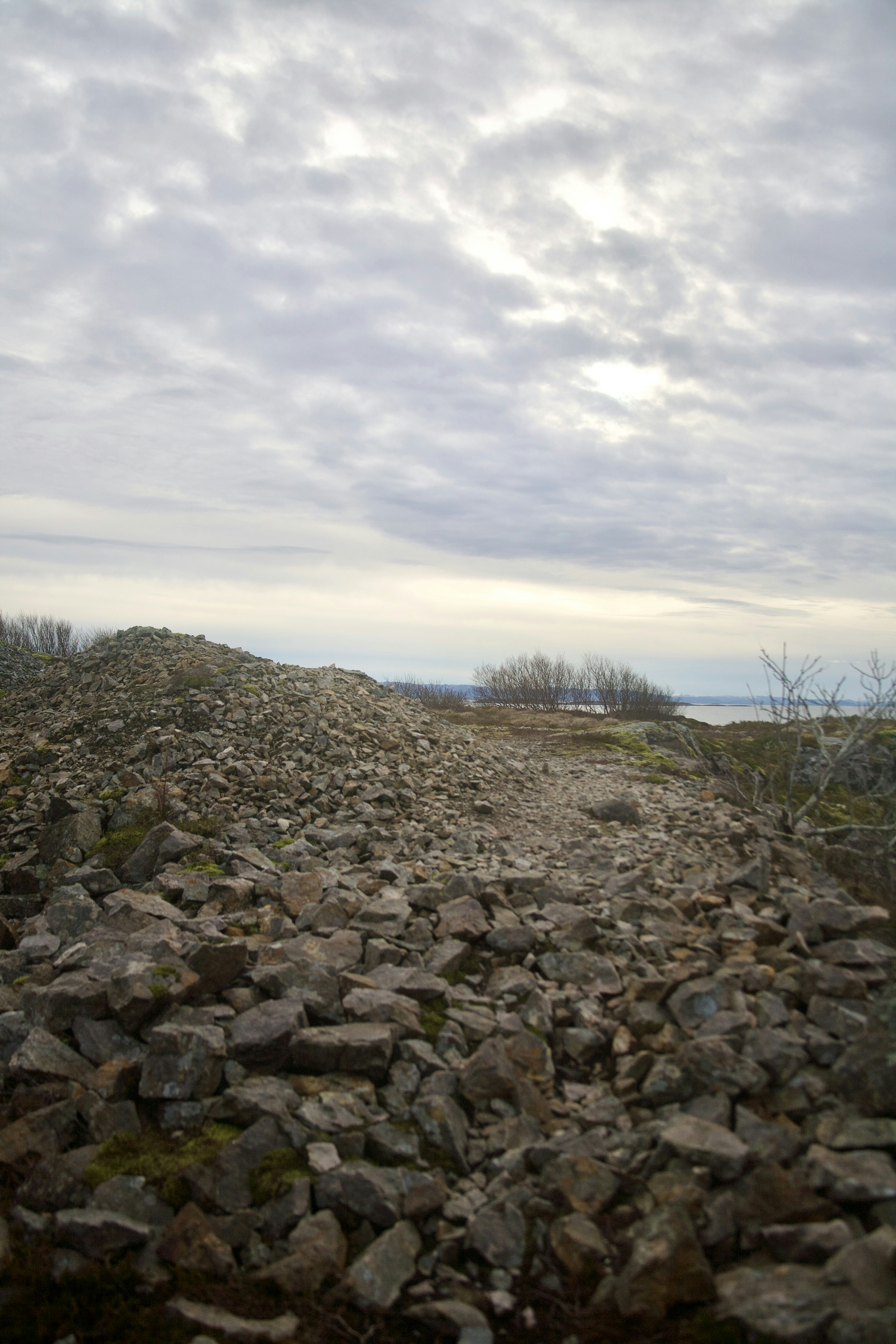 A rocky path with grass and rocks on the side photo – Free Norway Image ...