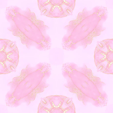 Creative digital art for a debutante party with soft pastel colors and gold highlights.