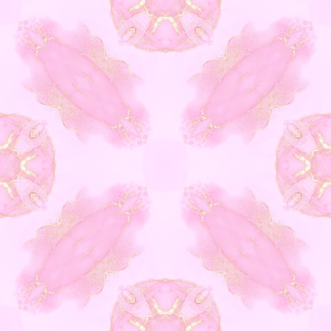 An elegant design layout featuring pastel colors and floral elements.