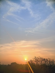 A sunrise representing new beginnings and hope.