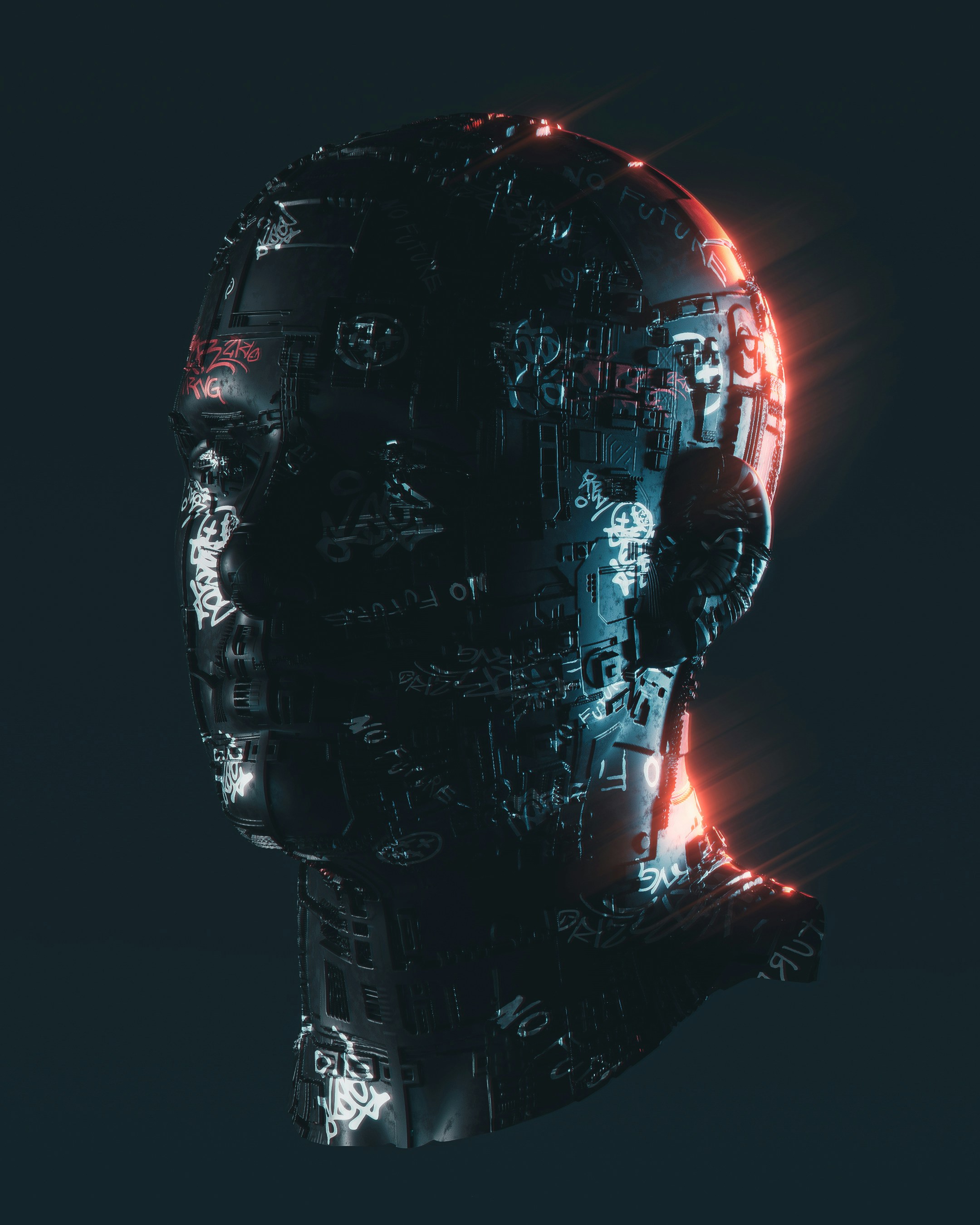 Alt text: Branimo concept image of a man's head with a glowing light emerging, symbolizing innovative ideas and creativity.