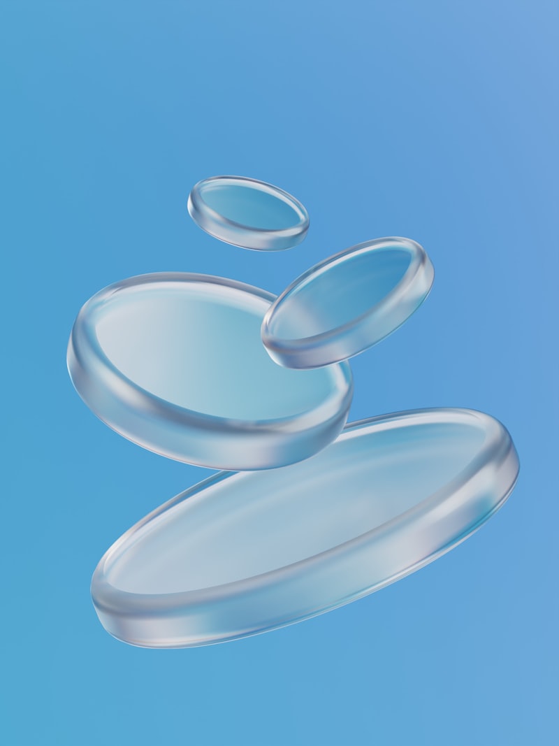Scleral contact lens illustration