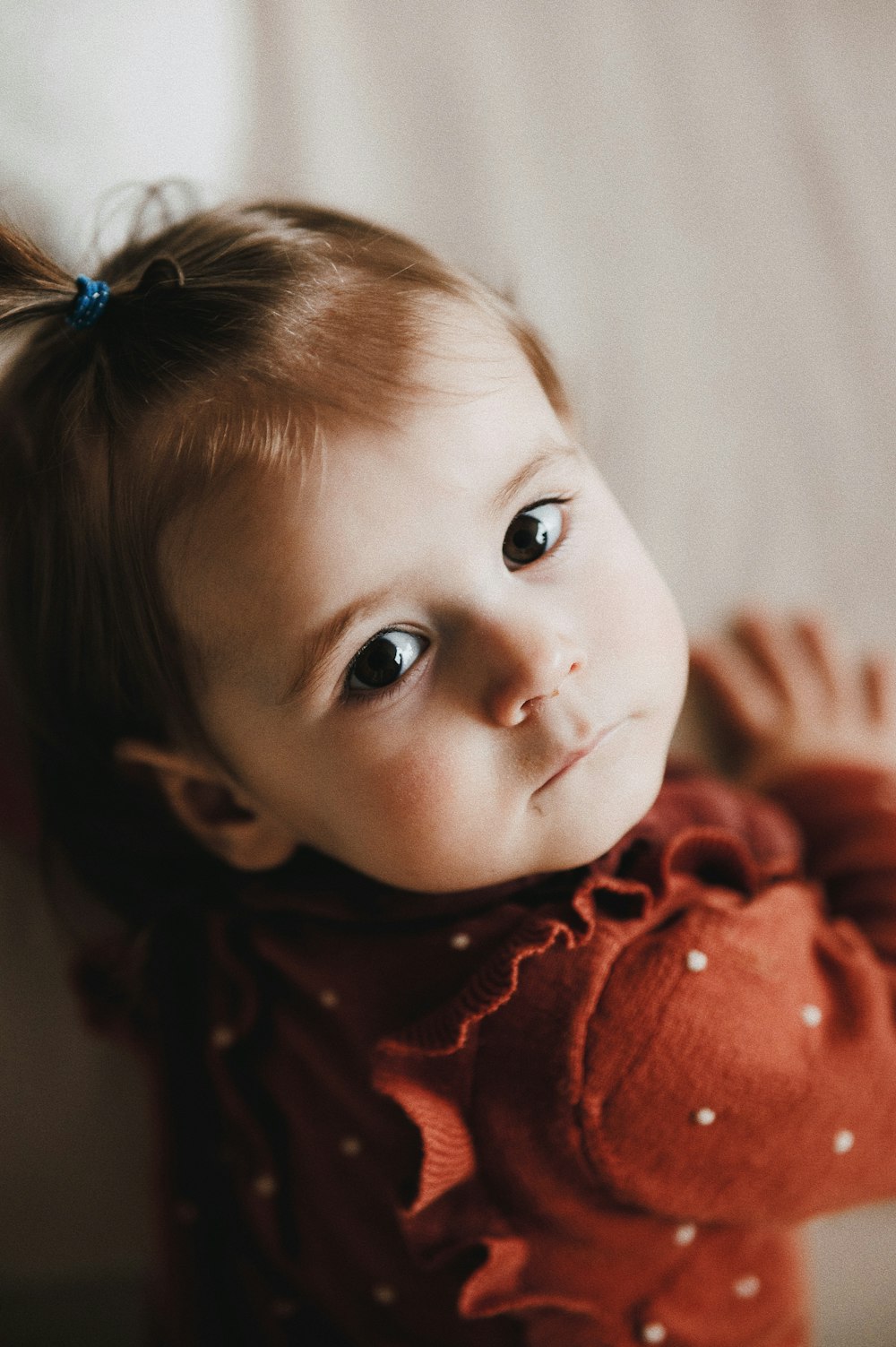 pegar Estacionario Adiccion Foto Una niña con un lazo azul en la cabeza – Imagen Bebé gratis en Unsplash