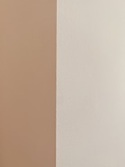 Close-up of a perfectly painted wall corner.