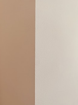 Close-up of a perfectly painted wall corner.