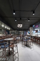 A commercial restaurant interior highlighting clean craftsmanship and functional layout.