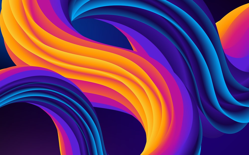 a colorful abstract background with wavy lines