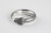 A silver ring designed to resemble a snake with intricate scale details. The inside of the band is engraved with text, including 'COPPERTIST.WU' and 'S925'. The image captures the ring on a plain white background, emphasizing the craftsmanship and texture of the metalwork.