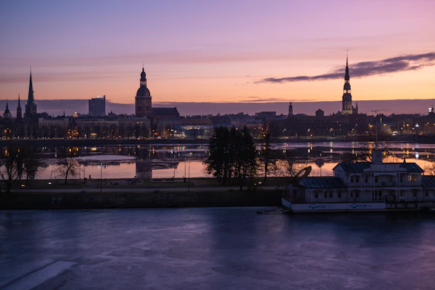 A serene Buenos Aires cityscape at sunset, reflecting hope and new beginnings.