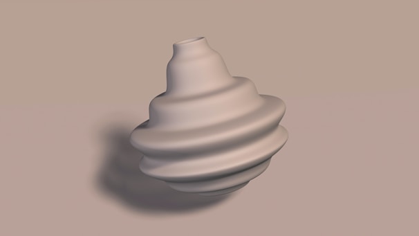 A unique decorative object blending modern art with functional design.