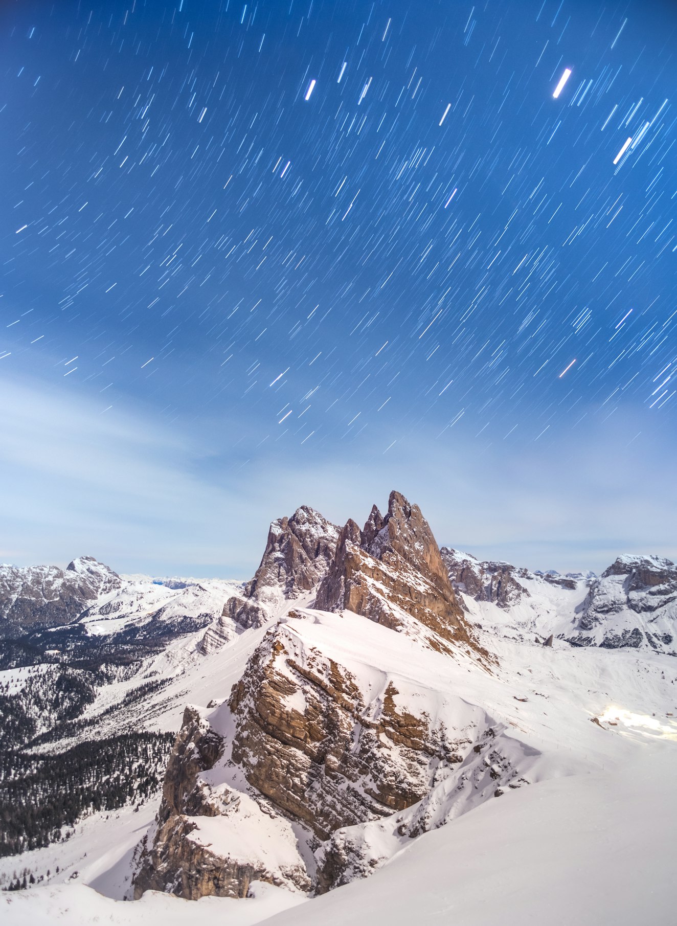 Snow covered Mountain