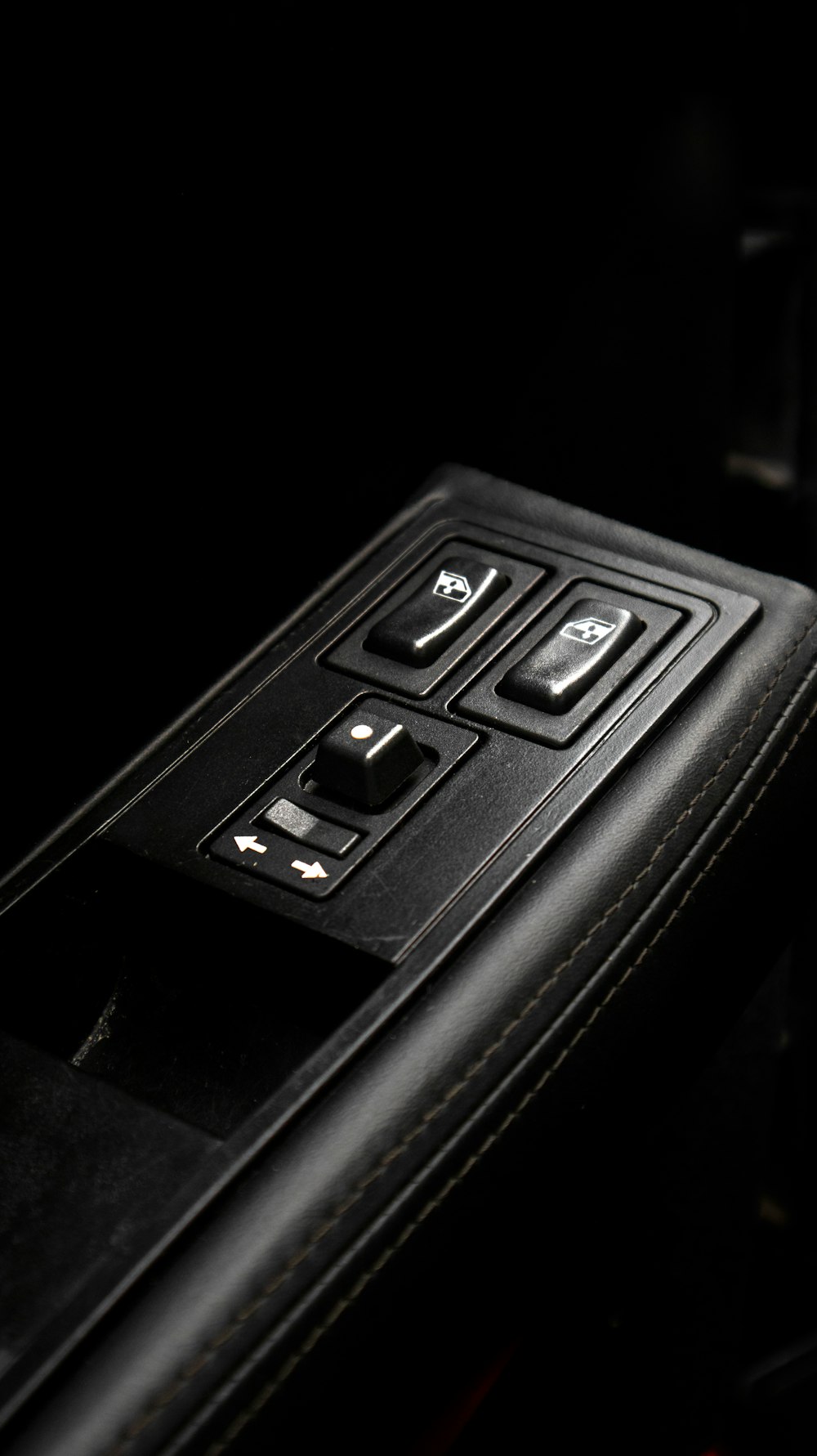 a close up of a car's control panel