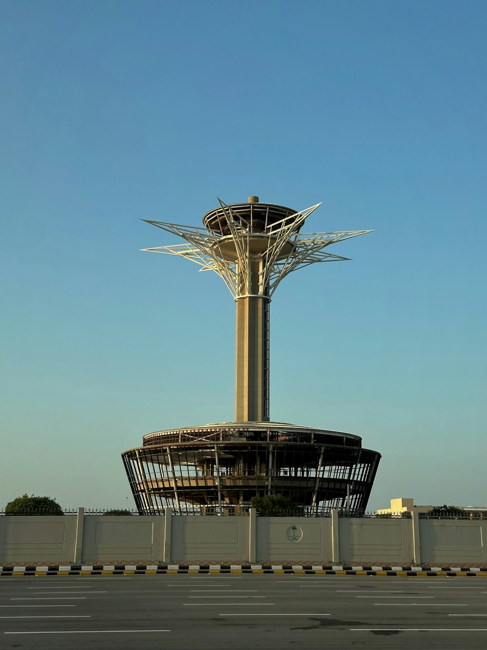 a very tall tower with a clock on top of it