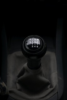 a close up of a speedometer in a car