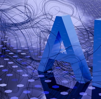 a computer generated image of the letter a