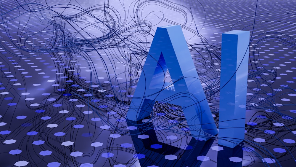 ein computergeneriertes Bild des Buchstabens A