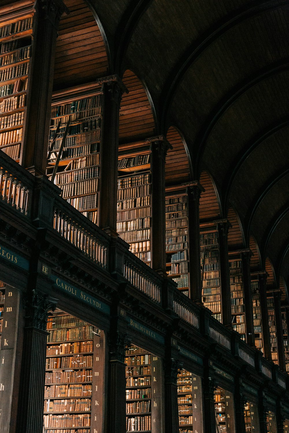 a large library filled with lots of books