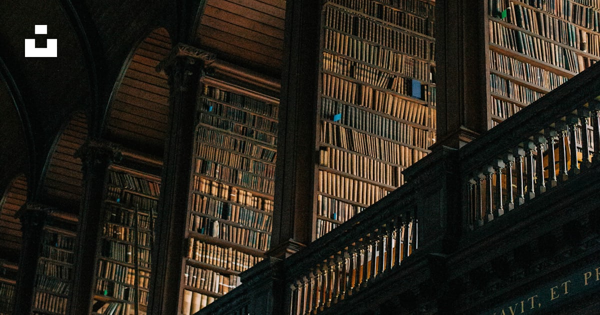 A large library filled with lots of books photo – Free Trinity college ...