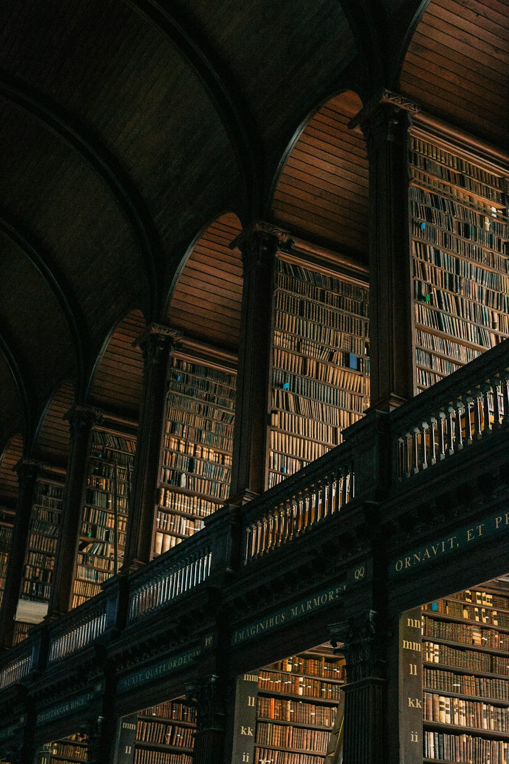 a large library filled with lots of books