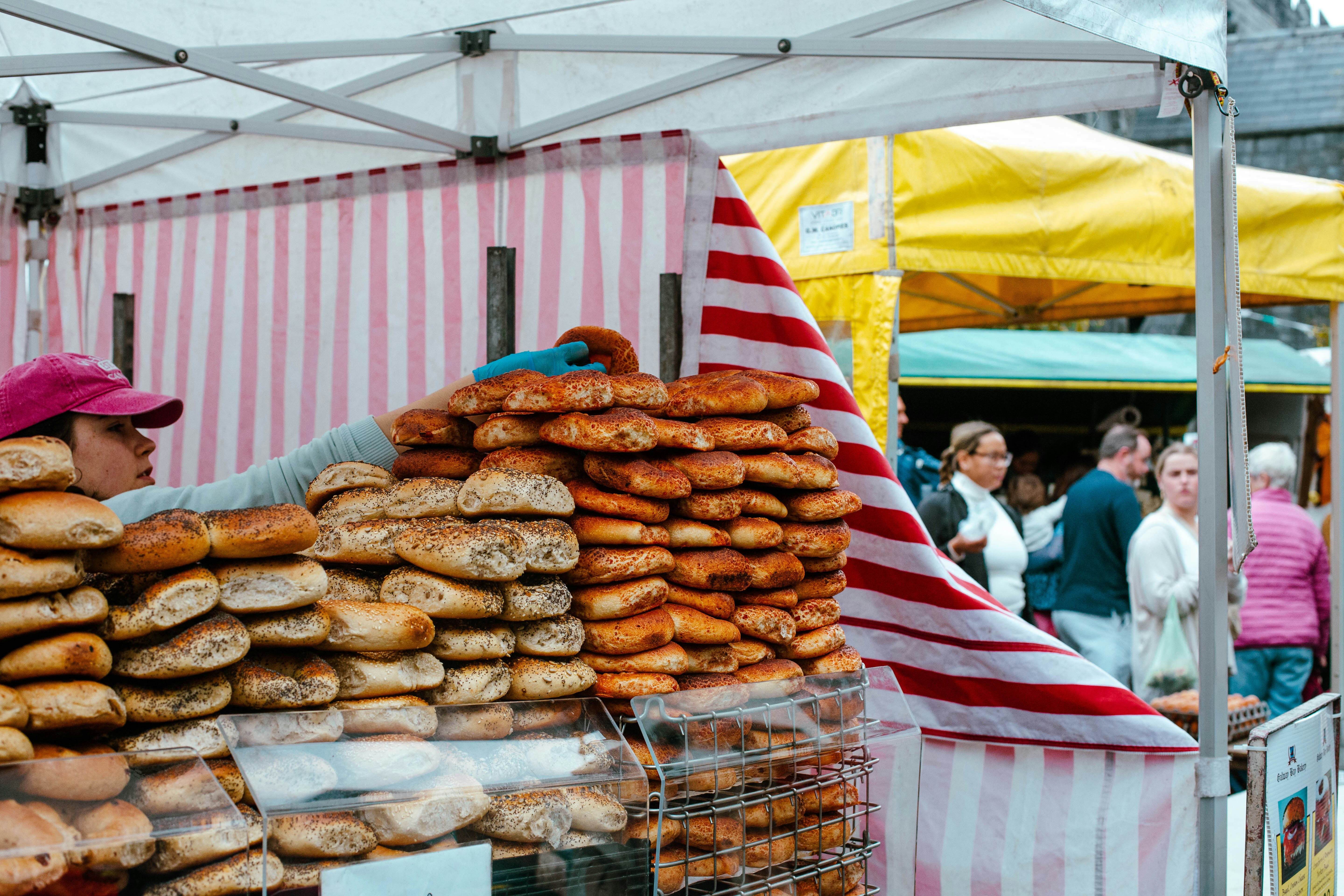 fresh bread at the Galway market