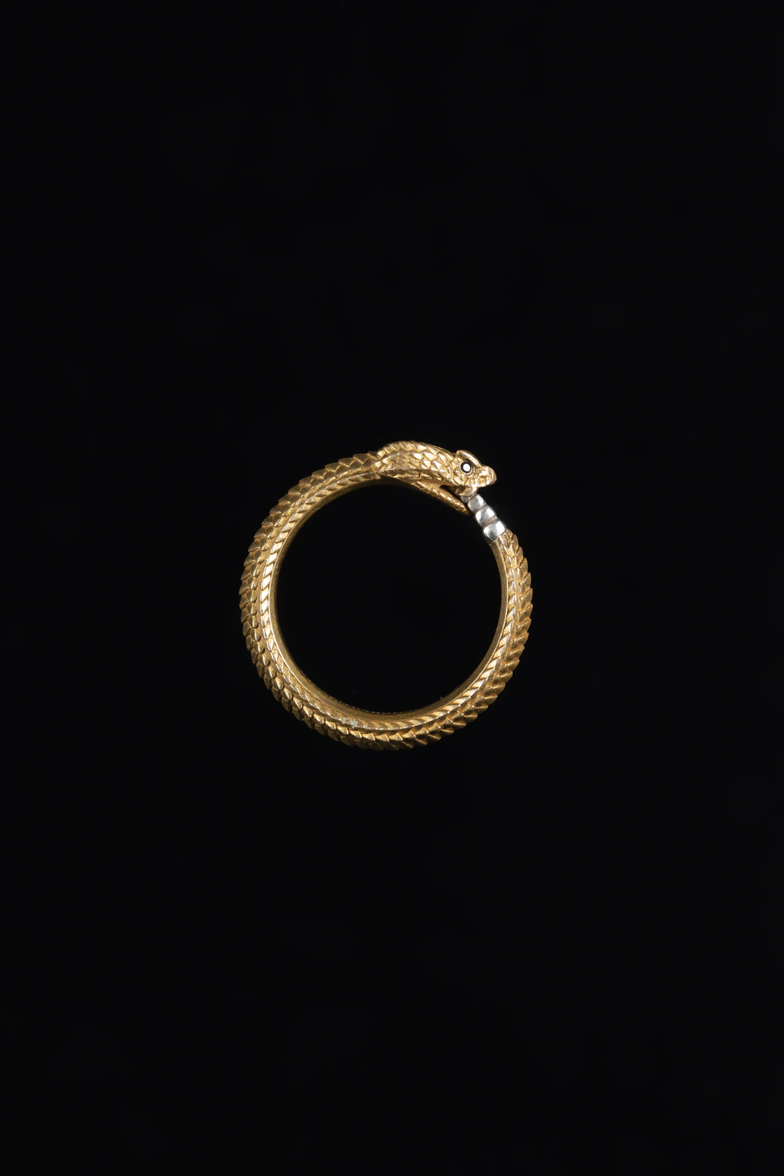 Luxury diamond ring on a black background