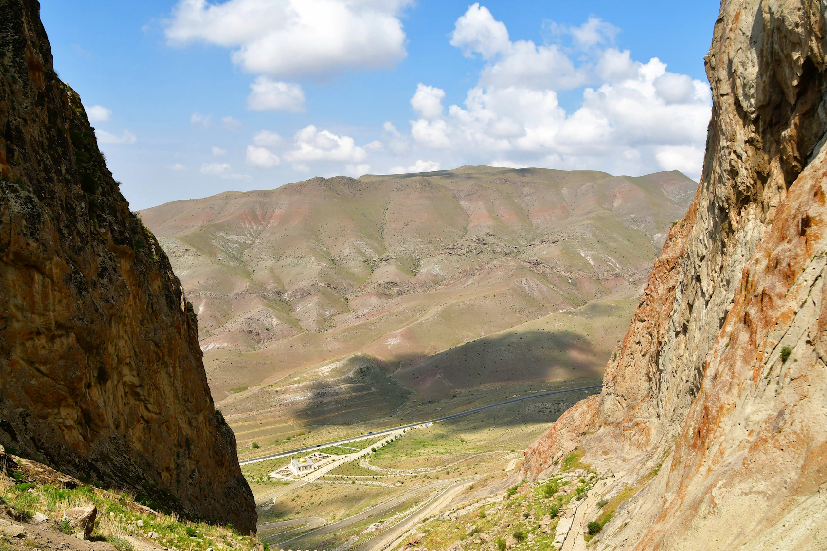 Dramatic valley and mountains in Nakhchivan, Azerbaijan