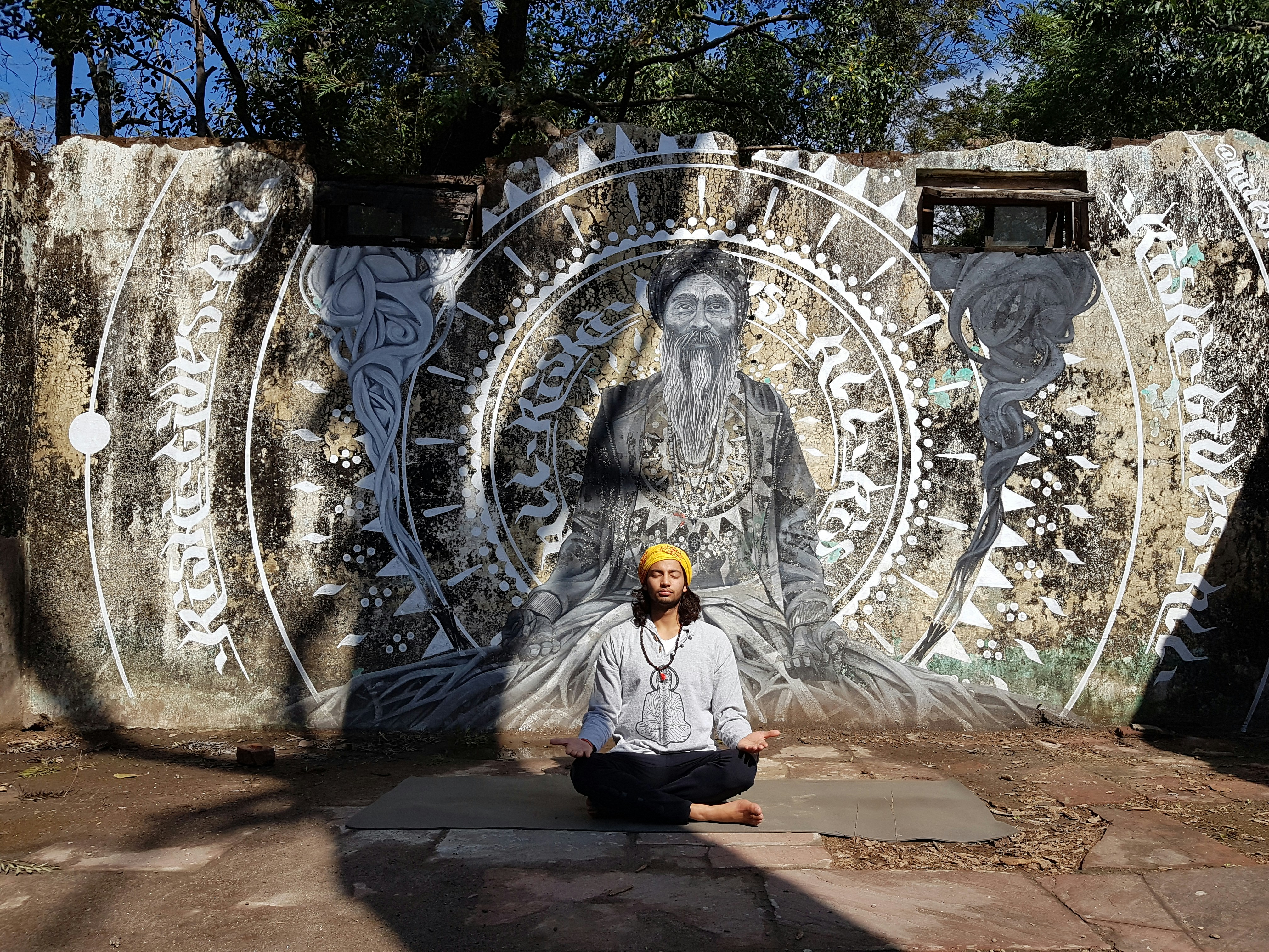 Meditation at the Beatles Ashram in Rishikesh