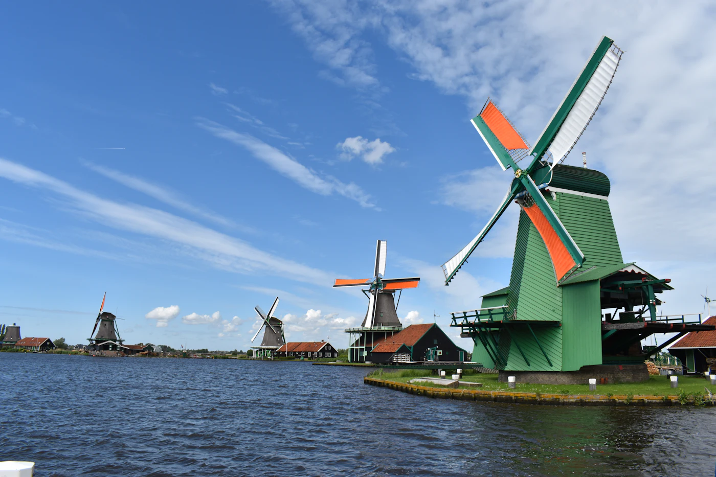 Zaanse Schans’ta yel değirmenleri