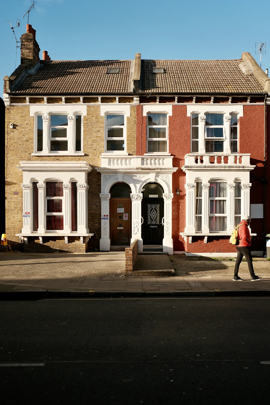Victorian terraced houses in London