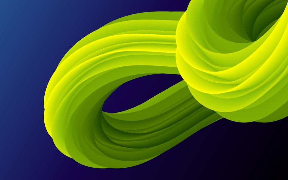 a computer generated image of a curved object