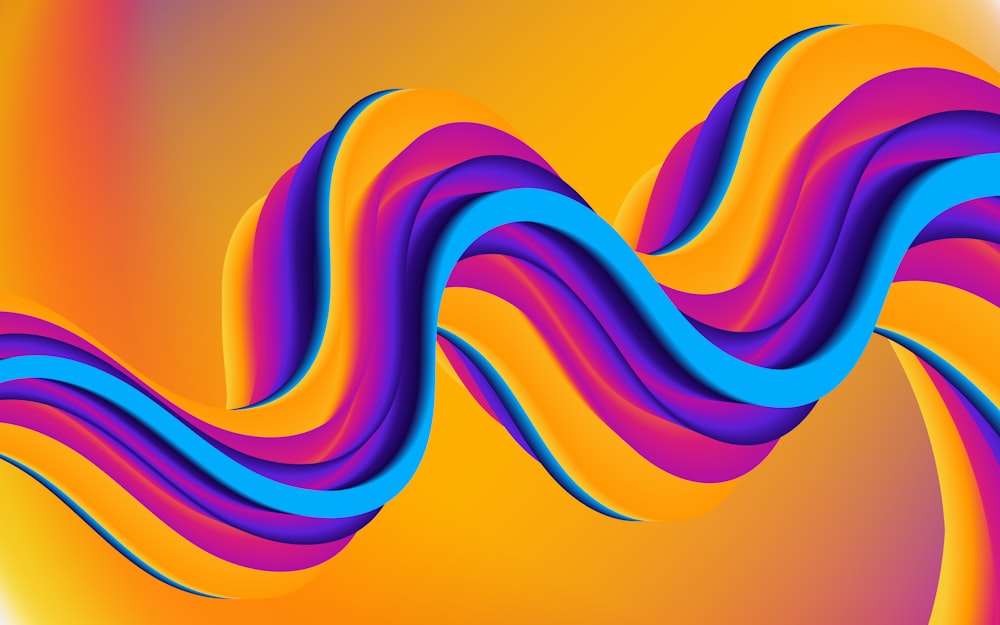 a computer generated image of a wavy wave