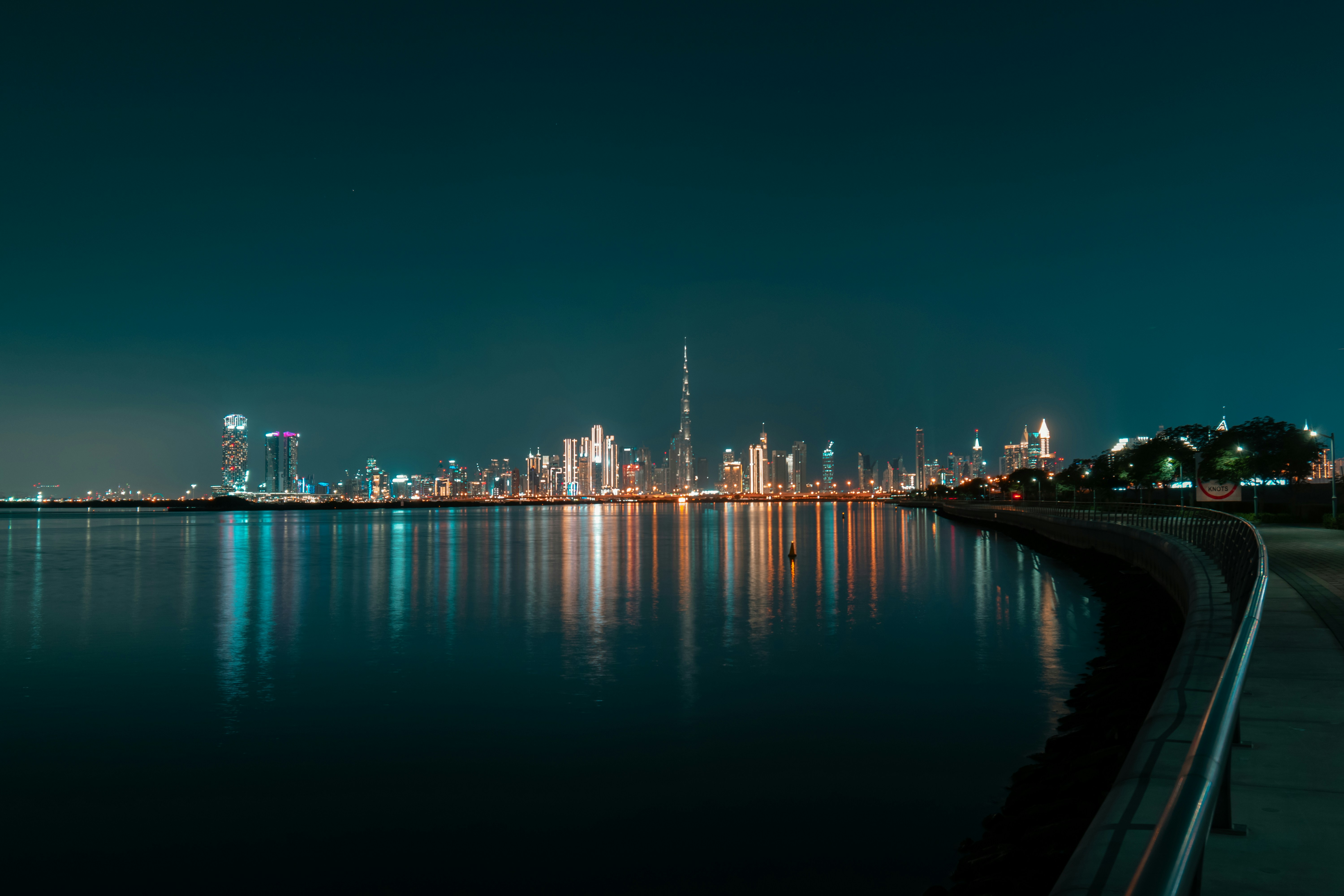Dubai Skyline at Night