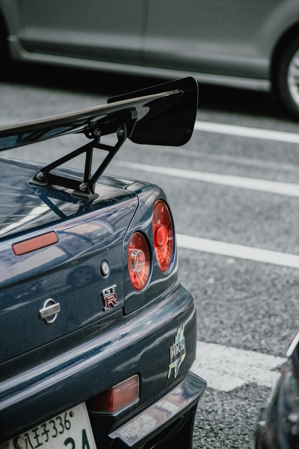 a car parked on the side of the road