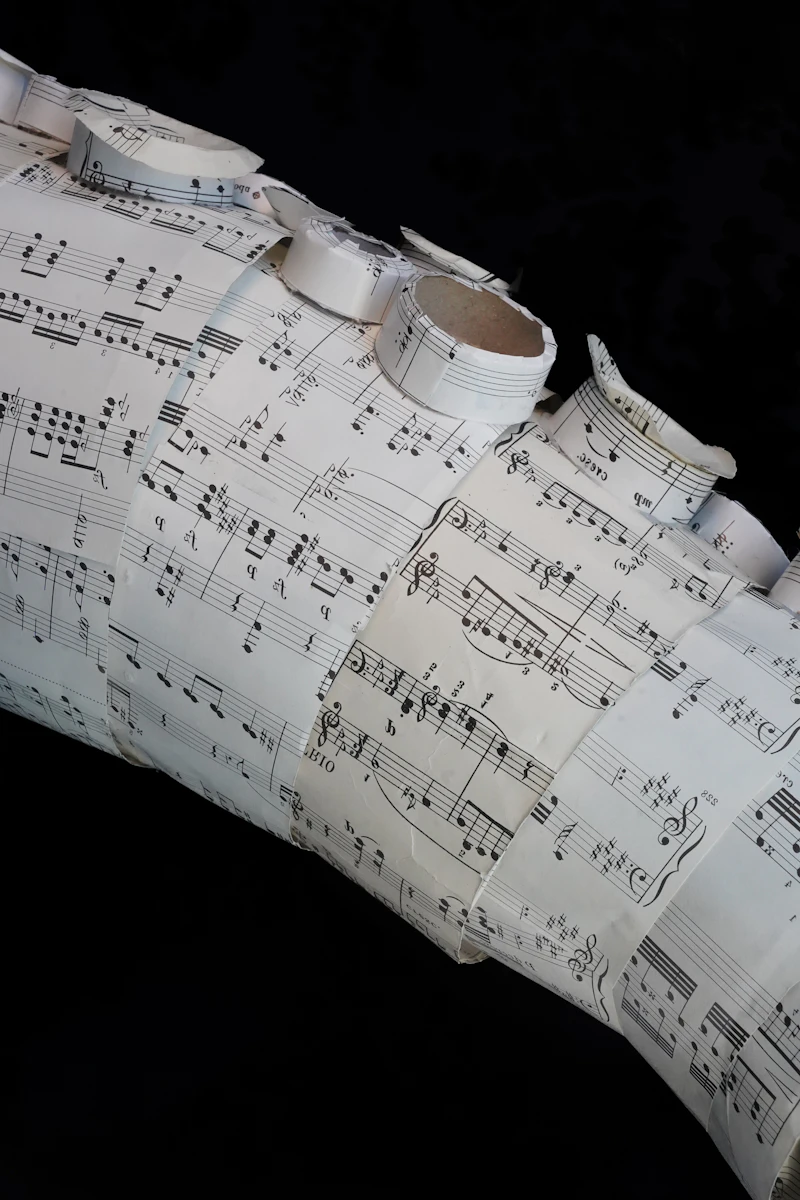 Sheet music manuscript