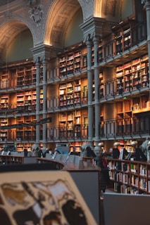 a large library filled with lots of books