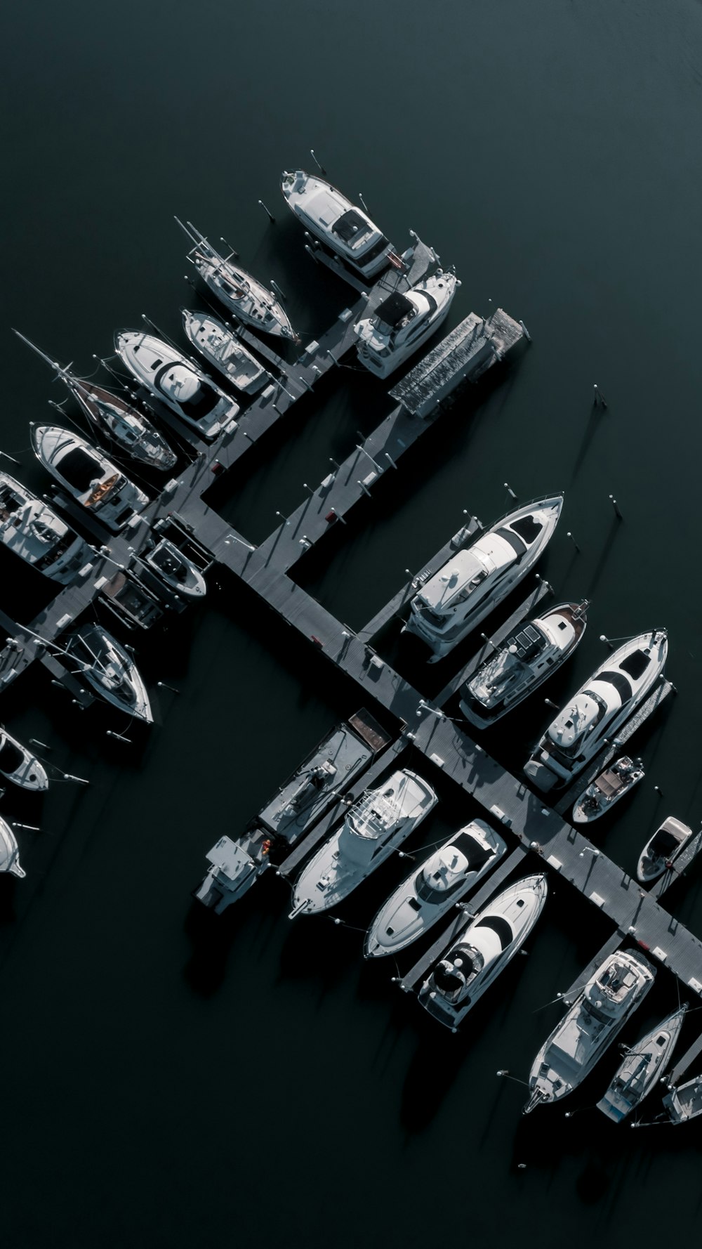 a bunch of boats that are sitting in the water