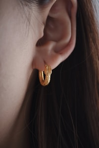 Gold Hoop Earrings