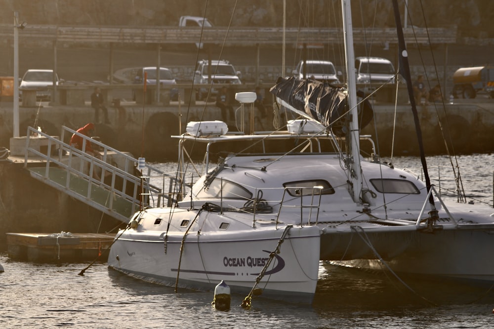 a couple of boats that are in the water