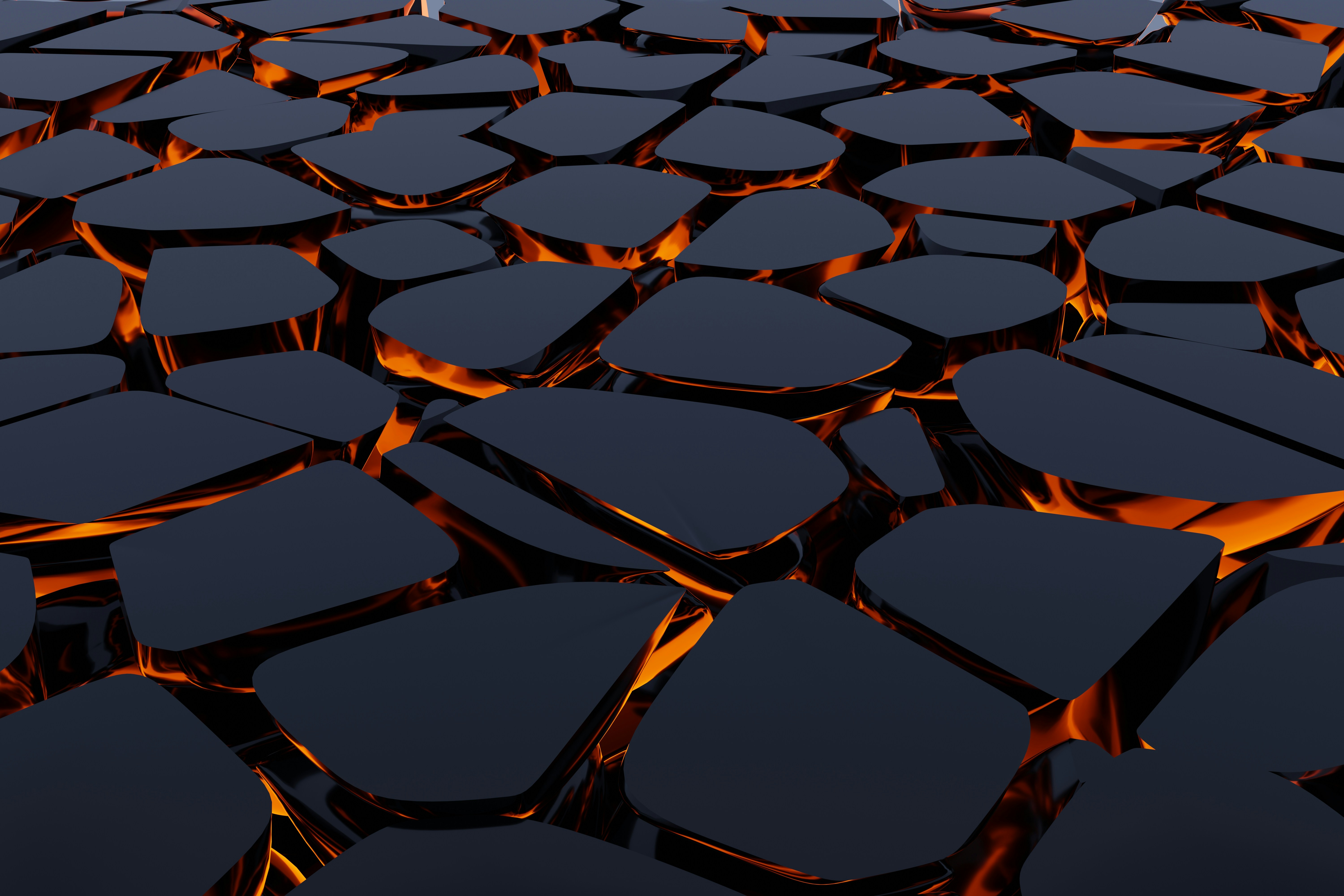 A large number of black and orange squares photo Free Fire Image on Unsplash