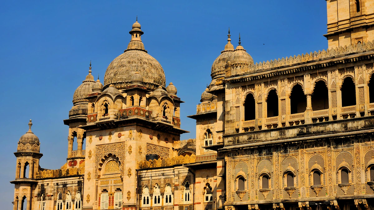 Laxmi Vilas Palace in Vadodara, a short drive from Kotna Beach