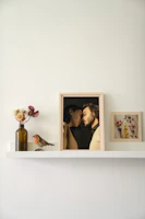 A cozy home setting featuring thoughtful wedding gifts like personalized kitchenware and photo frames.