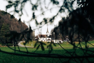 Scenic view of ancient churches and landscapes along the Holy Family route