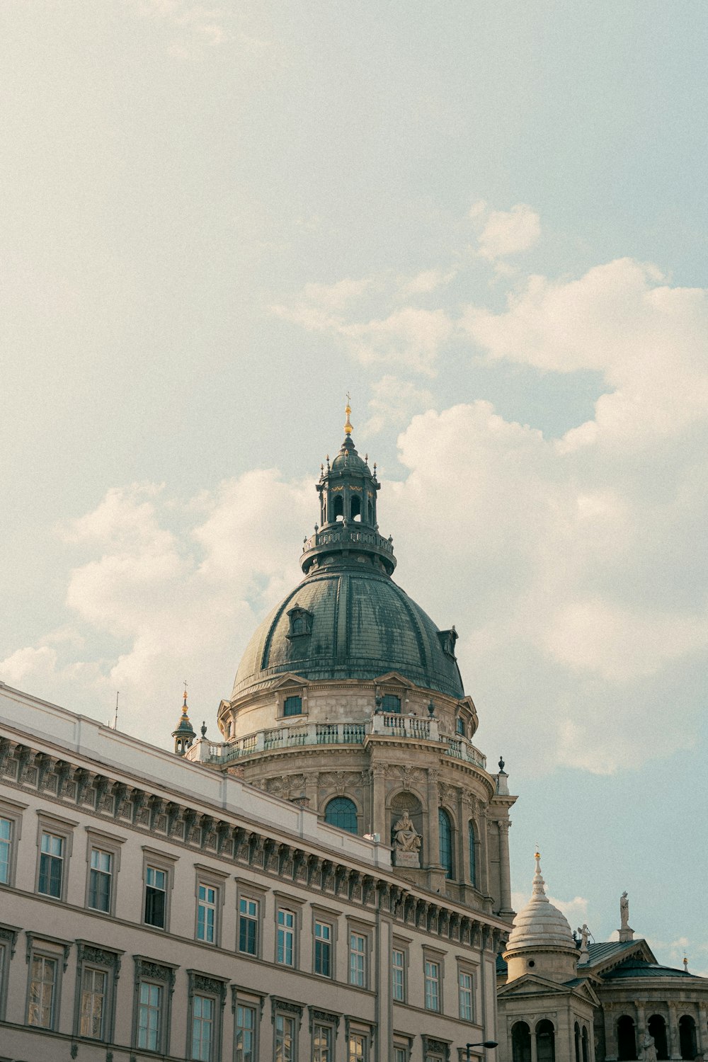 a large building with a dome on top of it