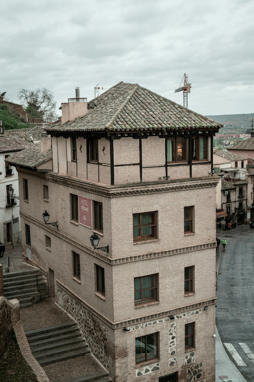 a tall building with a clock on the top of it