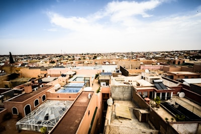 A panoramic view of a residential neighborhood developed under Aswar al-Quds’ guidance